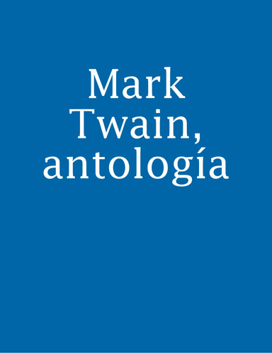 Mark Twain, antología