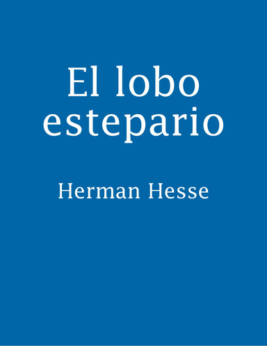 El lobo estepario