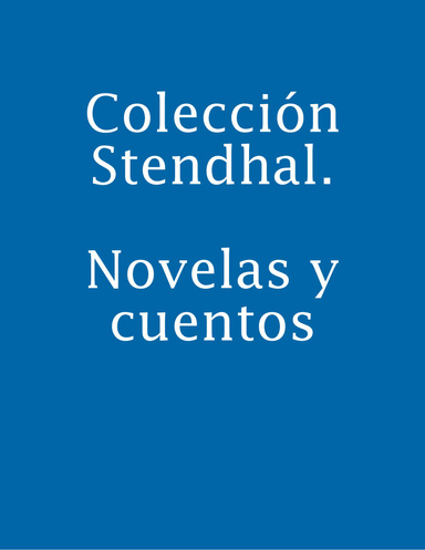 Colección Stendhal.