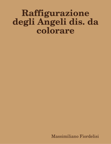 Raffigurazione degli Angeli dis. da colorare
