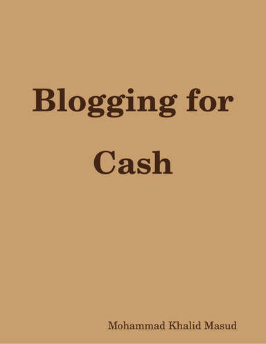 Blogging for Cash