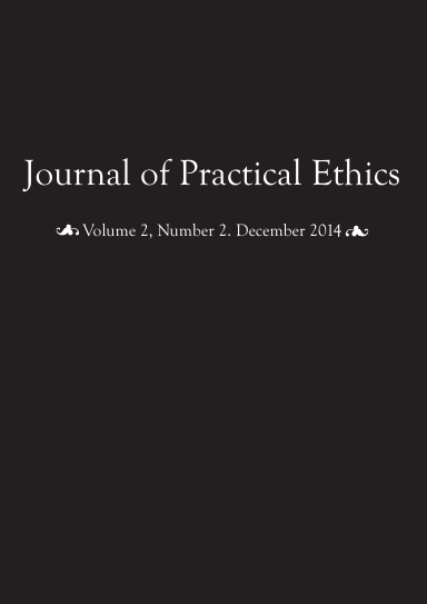 Journal of Practical Ethics Volume 2 Issue 2