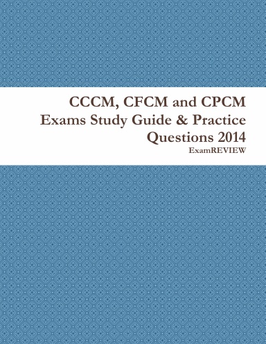 Sample CPCM Questions