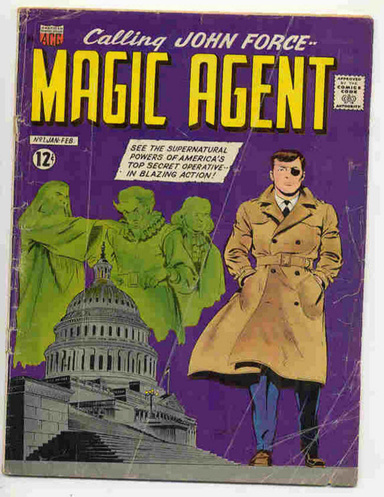 Magic Agent Number 1 Superhero Comic Book