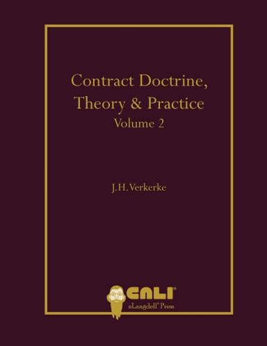 Contract Doctrine, Theory and Practice - Vol. 2