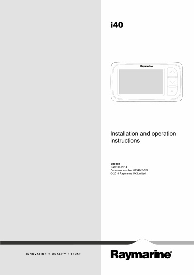 i40 Installation and operation instructions (81340-2) - ENGLISH (EN)
