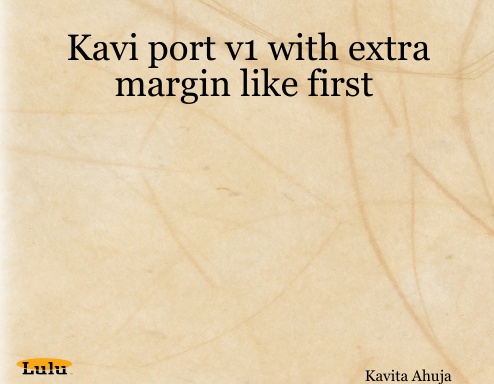 Kavi port v1 with extra margin like first