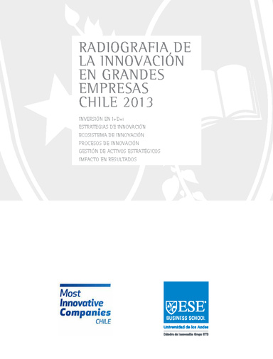 Radiografía de la Innovación en Grandes Empresas - Chile 2013