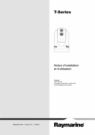T-Series Notice d'installation et d'utilisation (81338-3) - Français (FR)