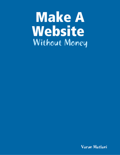 Make A Website : FREE