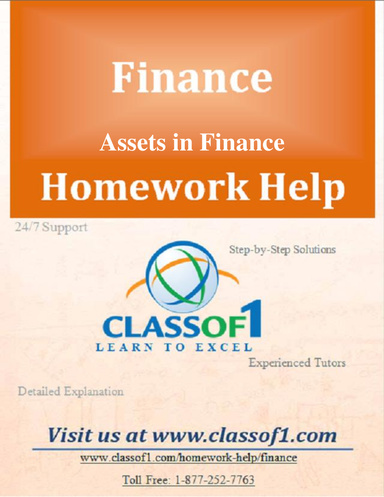 Assets in Finance