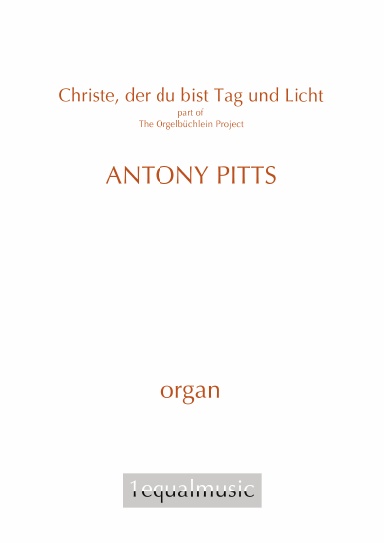 Christe, der du bist Tag und Licht