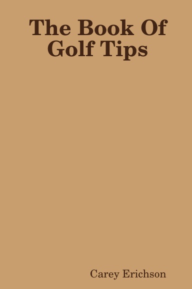 The Book Of Golf Tips