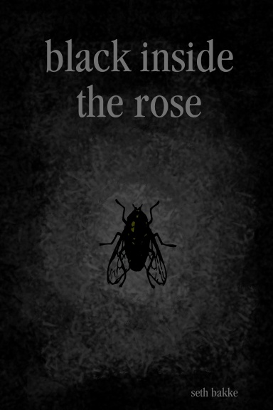 black inside the rose