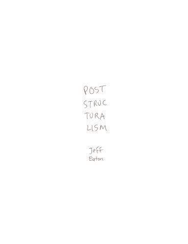 Post Structuralism