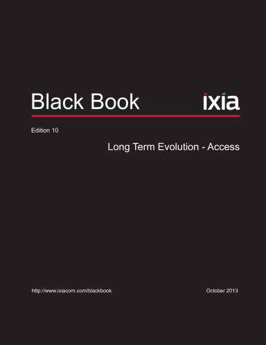Black Book, Long Term Evolution - Access, Ed. 10, Paperback, B&W