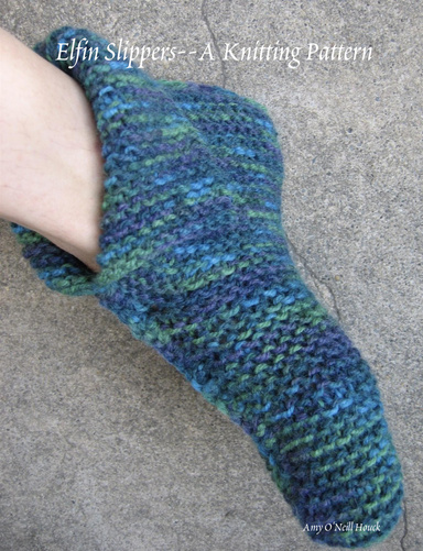 Elfin Slippers--A Knitting Pattern