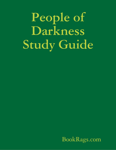People of Darkness Study Guide