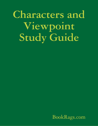 Characters and Viewpoint Study Guide