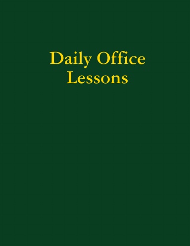 Daily Office Lessons