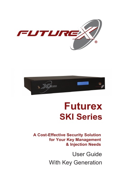 SKI User Guide w/ Key Gen Addendum