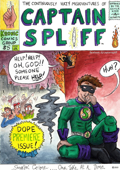 Captain Spliff - Issue #1 (Black & White)