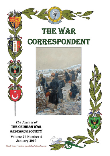 The War Correspondent Vol 27 No.4 January 2010