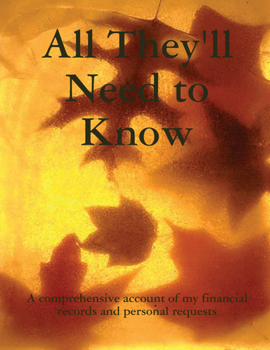 All They'll Need to Know