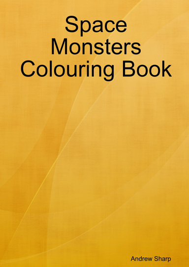 Space Monsters Colouring Book