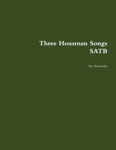 Three Housman Songs