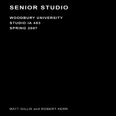 Senior Studio