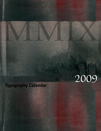 Typography Calendar 2009