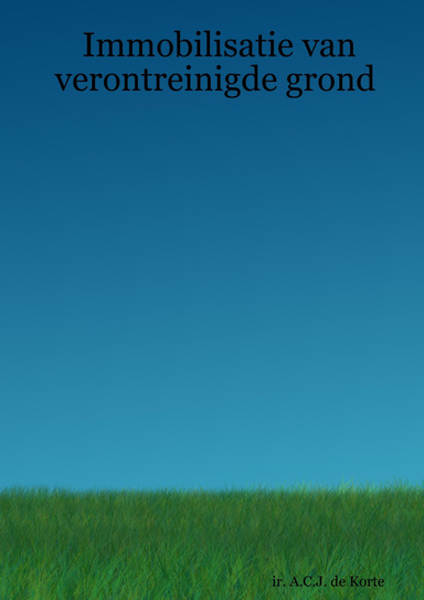 Immobilisatie van verontreinigde grond