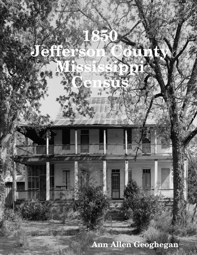 1850 Jefferson County, Mississippi Census