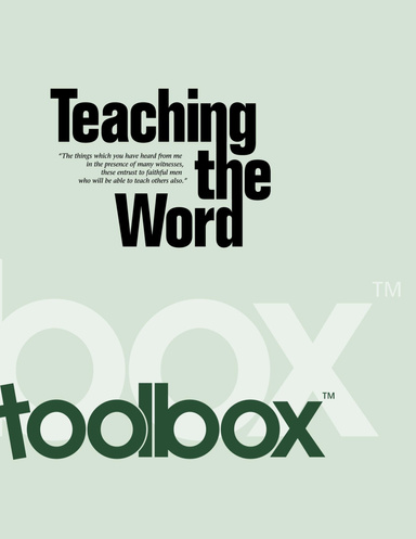 Teaching the Word