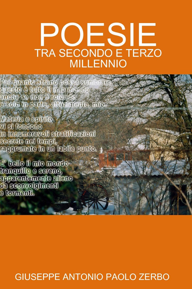 POESIE TRA SECONDO E TERZO MILLENNIO