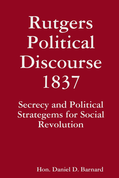 Rutgers Political Discourse 1837