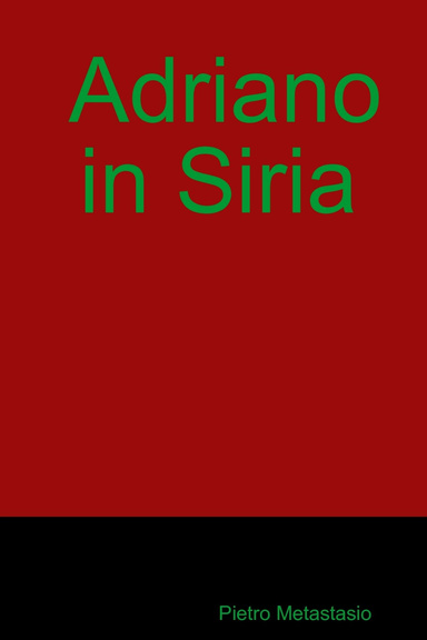 Adriano in Siria