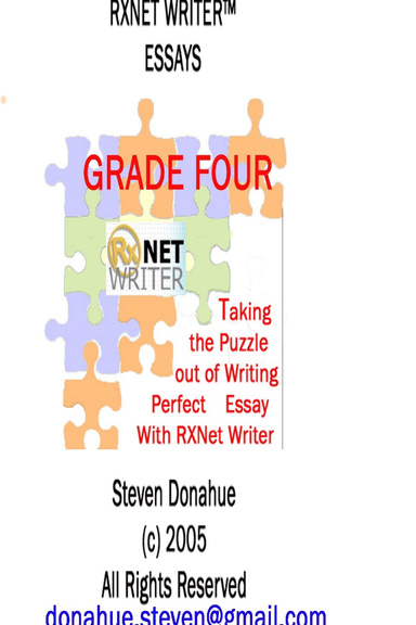 RXNET WRITER™ ESSAYS:GRADE FOUR