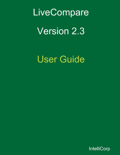 LiveCompare 2.3 User Guide