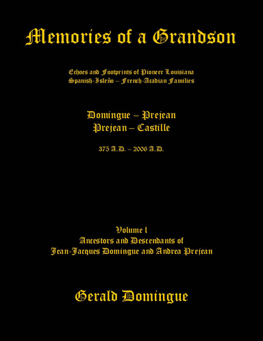 Memories of a Grandson - Volume I