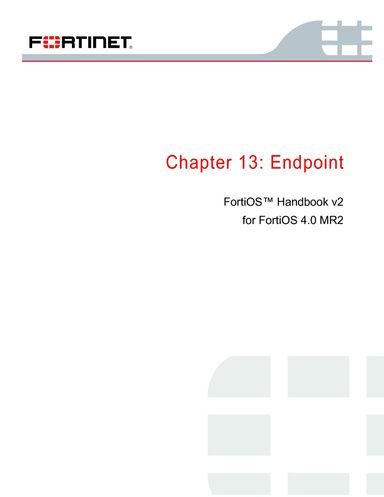 FortiOS Handbook V2, Chapter 13: Endpoint