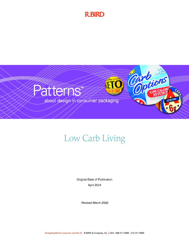 Patterns: Low Carb Living