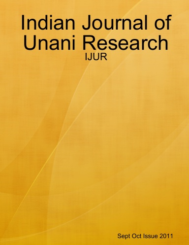 Indian Journal of Unani Research: IJUR
