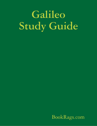 Galileo Study Guide