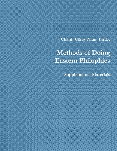 Methods of Doing Eastern Philophies