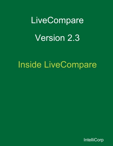 Inside LiveCompare 2.3