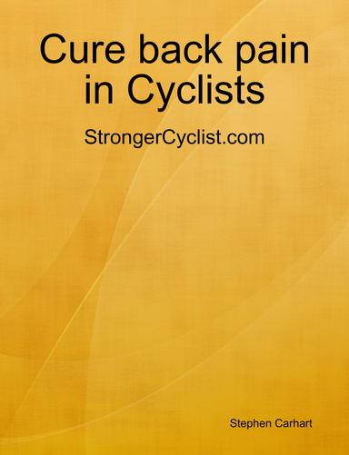 Cure back pain in Cyclists