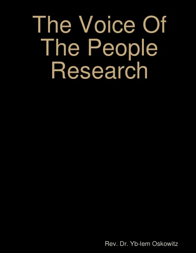 The Voice Of The People Research