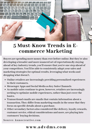 5 Must-Know Trends in E-commerce Marketing